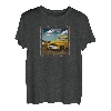 Vintage gelbe Pickup-Trucks, LKW-Kunst, Trucker, Rang T-Shirt