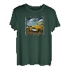 Vintage gelbe Pickup-Trucks, LKW-Kunst, Trucker, Rang T-Shirt