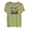 Vintage gelbe Pickup-Trucks, LKW-Kunst, Trucker, Rang T-Shirt
