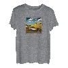 Vintage gelbe Pickup-Trucks, LKW-Kunst, Trucker, Rang T-Shirt