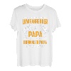 Herren Ich Bin Ein LKW Fahrender Papa Aber Viel Besser Vatertag T-Shirt