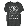 Herren Weltbester LKW Fahrer Im August Geboren Trucker Sattelzug T-Shirt