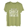 Herren Semi Truck abgelenkt von LKWs, lustiger LKW-Fahrer T-Shirt