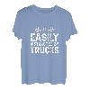 Herren Semi Truck abgelenkt von LKWs, lustiger LKW-Fahrer T-Shirt