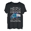 Pensionierter Lkw-Fahrer Vollzeit Opa Lustiger Humor im Ruhestand T-Shirt