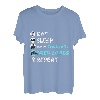 Eat Sleep Drop Loads Repeat, Trucker, Truck Driver, 70er Jahre Rock T-Shirt
