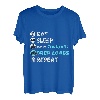 Eat Sleep Drop Loads Repeat, Trucker, Truck Driver, 70er Jahre Rock T-Shirt
