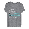 Eat Sleep Drop Loads Repeat, Trucker, Truck Driver, 70er Jahre Rock T-Shirt