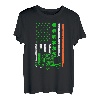 Vintage Trucker St. Patricks Day Irische amerikanische Flagge Geschenk T-Shirt