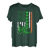 Vintage Trucker St. Patricks Day Irische amerikanische Flagge Geschenk T-Shirt
