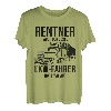 Herren Kraftfahrer Rente Fernfahrer Opa LKW-Fahrer Rentner T-Shirt
