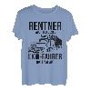 Herren Kraftfahrer Rente Fernfahrer Opa LKW-Fahrer Rentner T-Shirt