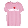 I Love Trucks - Herz T-Shirt