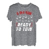 6 in einer Reihe zum Abschleppen - LKW-Fahrer, Transporter, Trucker T-Shirt