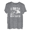 Ich lasse große Ladungen fallen Lustiger Trucker-Lkw-Fahrer T-Shirt