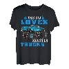 Funny This Kid Loves Monster Truck Lover Fahrer Jungen Mädchen T-Shirt