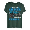 Funny This Kid Loves Monster Truck Lover Fahrer Jungen Mädchen T-Shirt