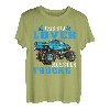 Funny This Kid Loves Monster Truck Lover Fahrer Jungen Mädchen T-Shirt