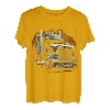 Lkw-Fahrer Amerikanische Flagge Trucker T-Shirt