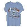 Lkw-Fahrer Amerikanische Flagge Trucker T-Shirt
