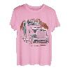 Lkw-Fahrer Amerikanische Flagge Trucker T-Shirt