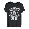 Herren Fernfahrer 50 Jahre Geburtstag Trucker LKW Fahrer T-Shirt