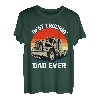 Best Truckin Dad Ever Big Rig Funny Diesel Truck Vatertag T-Shirt
