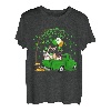 Kobold Französische Bulldogge auf LKW, Saint Patrick's Day T-Shirt