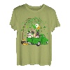 Kobold Französische Bulldogge auf LKW, Saint Patrick's Day T-Shirt