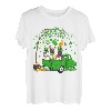 Kobold Französische Bulldogge auf LKW, Saint Patrick's Day T-Shirt