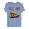 Just Wait In The Truck Zitate Music Truck Drivers & Mountain T-Shirt