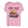 Just Wait In The Truck Zitate Music Truck Drivers & Mountain T-Shirt