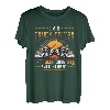 LKW-Fahrer essen Fleisch trinken Bier und verbrennen Diesel Halbwagen T-Shirt