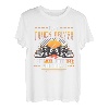 LKW-Fahrer essen Fleisch trinken Bier und verbrennen Diesel Halbwagen T-Shirt