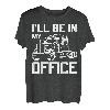 Semi-Fahrer Semi-Lkw-Fahrer Ich werde in meinem Büro-Lkw sein T-Shirt