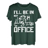 Semi-Fahrer Semi-Lkw-Fahrer Ich werde in meinem Büro-Lkw sein T-Shirt