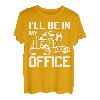Semi-Fahrer Semi-Lkw-Fahrer Ich werde in meinem Büro-Lkw sein T-Shirt