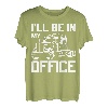 Semi-Fahrer Semi-Lkw-Fahrer Ich werde in meinem Büro-Lkw sein T-Shirt