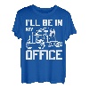 Semi-Fahrer Semi-Lkw-Fahrer Ich werde in meinem Büro-Lkw sein T-Shirt