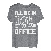 Semi-Fahrer Semi-Lkw-Fahrer Ich werde in meinem Büro-Lkw sein T-Shirt