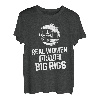 Trucker-Fahrerin für Mädchen im Vintage-Stil, echte Frauen fahren große Rigs T-Shirt