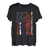 Semi Truck Driver 18 Wheeler Trucker Over the Road US-Flagge T-Shirt