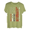 Semi Truck Driver 18 Wheeler Trucker Over the Road US-Flagge T-Shirt
