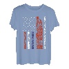 Semi Truck Driver 18 Wheeler Trucker Over the Road US-Flagge T-Shirt