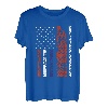 Semi Truck Driver 18 Wheeler Trucker Over the Road US-Flagge T-Shirt