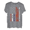 Semi Truck Driver 18 Wheeler Trucker Over the Road US-Flagge T-Shirt