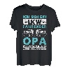 Ich Bin Stolzer LKW Fahrer Opa Vatertag Fernfahrer T-Shirt