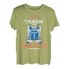 Best Truckin' Dad Ever Trucker Truck Driver T-Shirt