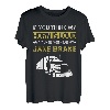Herren Lustiger Semi -LKW -Fahrer T-Shirt