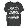 Herren Kraftfahrer - Morgens Müde Abends Blau Ich bin Lkw-Fahrer T-Shirt